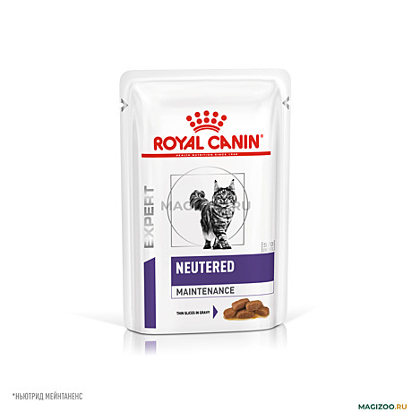 Корм д/кошек RC Neutered Maintenance пауч 85г Соус