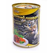 Корм д/к Ночной охотник ж/б 415г Курица/Желе