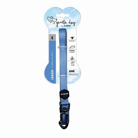 Поводок MPets Gentle S/1,5*120см/20кг/синий