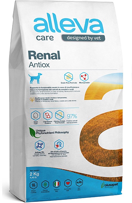 Корм д/с Alleva Renal-Antiox 2кг Почечная нед-сть