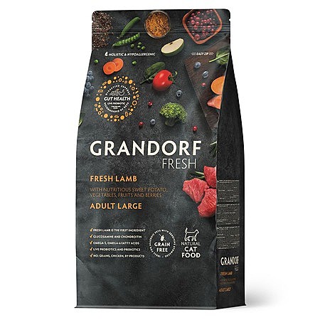 Корм д/к Grandorf Fresh Large 2кг Ягненок/Батат д/круп.пород