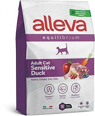 Корм д/к Alleva Equilibrium Sensitive 400г Утка
