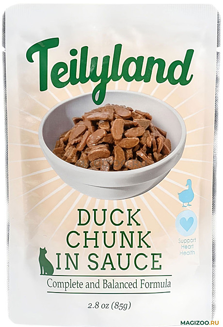 Корм д/к Pettric Teilyland пауч 85г Утка/Соус