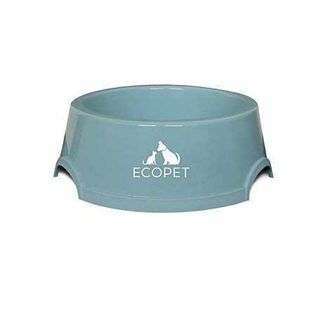 Миска Ecopet 750мл голубая/пластик
