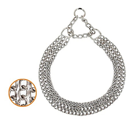 Ошейник-цепь Triol трехрядный 3*700мм