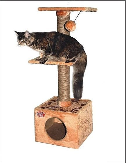 Домик МяуHaus СТАНДАРТ 39*39*110см/2 полки