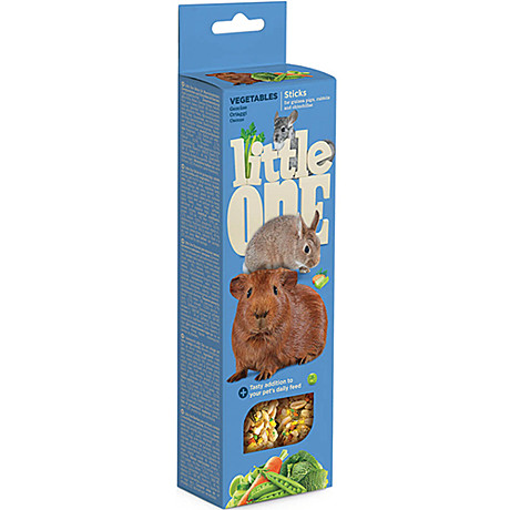 Лак-во д/круп.грызунов Little One Палочки Овощи 2*60г