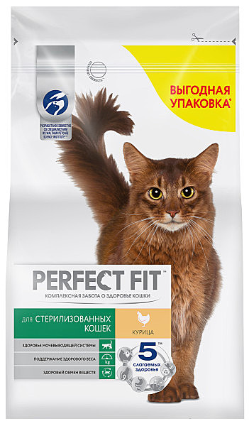 Корм д/к Perfect Fit 2,5кг Курица стерил.