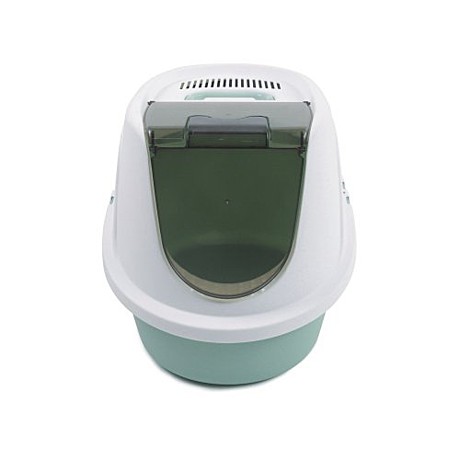 Туалет д/кошек MPets закрытый/52,3*39,7*38см/мор.волна