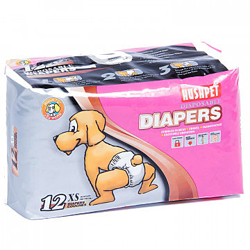 Подгузники Hush Pet XS 2-4кг/25-33см