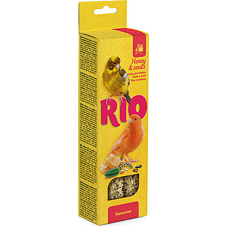 Лак-во д/канареек Rio Палочки Мед/Семена 2*40г