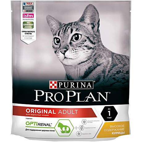 Корм д/к Pro Plan Original 400г Курица здоровье почек