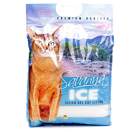 Наполнитель Savanna Ice 8л/3,2кг силикагель/цвет.гранулы