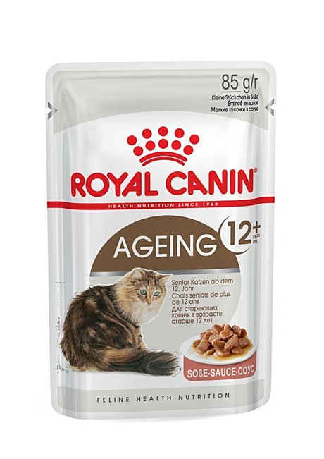 Корм д/к RC Ageing 12+ пауч 85г д/стареющих соус