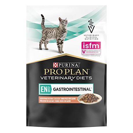 Корм д/к Pro Plan Gastrointestinal EN пауч 85г Патология ЖКТ Лосось