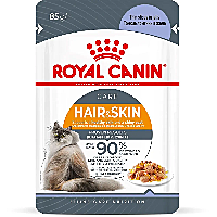Корм д/к RC Hair&Skin пауч 85г здор.кожа и шерсть/желе