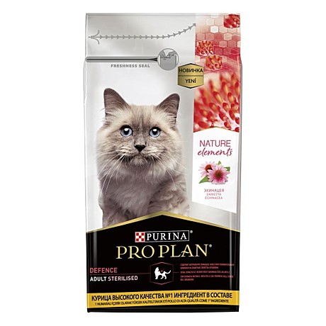 Корм д/к Pro Plan Nature Elements 1,4кг Курица стерил.