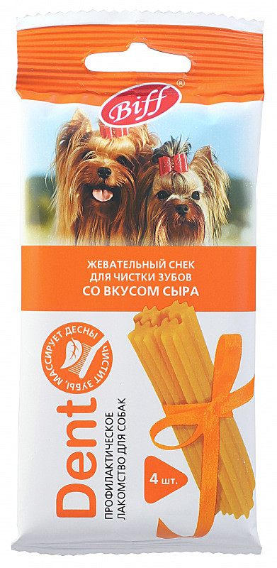 Лак-во д/с Titbit Biff Dent Снек Сыр 40г мел.пород