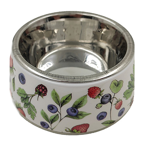 Миска Keiko Ягоды 800мл/меламин/металл/нескользящая