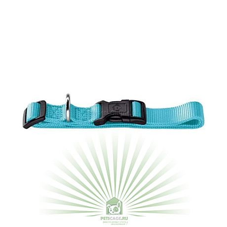 Ошейник д/с Hunter Smart 41-63см/L/нейлон/бирюзовый