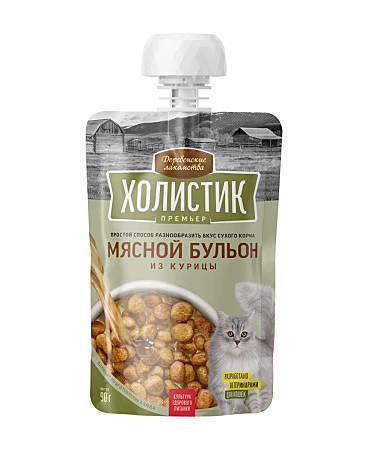 Бульон мясной д/к Деревенские лак-ва Курица 90г