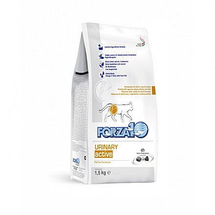 Корм д/к Forza10 Urinary Active 1,5кг МКБ Рыба